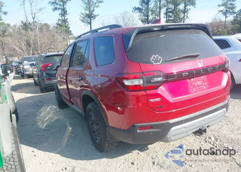 2025 Honda Pilot Trailsport from USA, damaged, VIN 5FNYG1H69SB036710